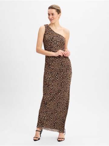 SWING Abendkleid in camel braun - 0001