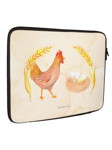 Mr. & Mrs. Panda Laptop Hülle Huhn Stolz ohne Spruch in Vintage