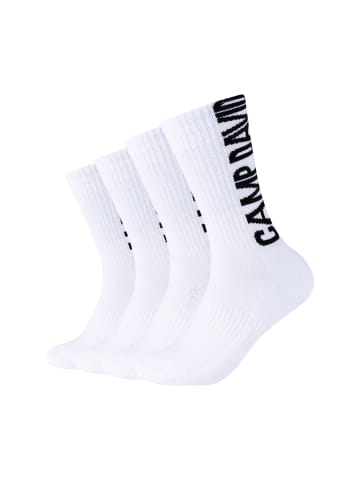 CAMP DAVID  Socken 4er Pack white
