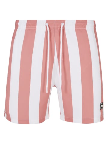 Urban Classics Beachwear - Bottom in palepinkbarstripe