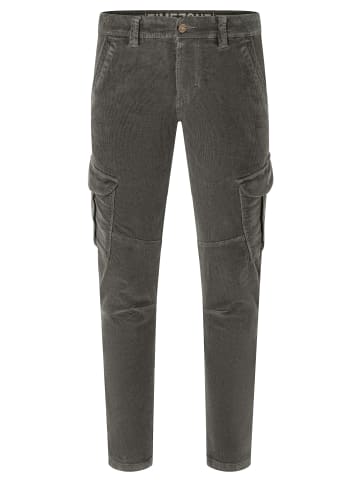 Timezone Cargohose Regular Fit Slim Leg Klappentaschen in Dunkelbraun