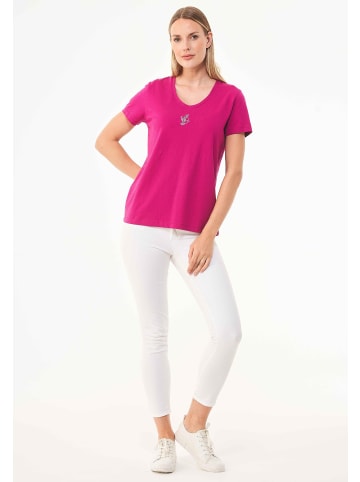 Organication T-Shirt "WOR13317" in Himbeerpink