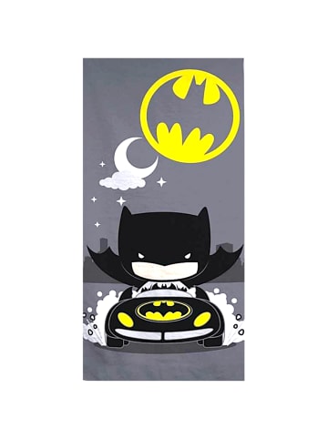 Batman Strand-/Badetuch Batman - (L) 140 cm x (B) 70 cm  in Grau