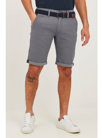 INDICODE Chinoshorts IDFigno 70478MM Chinoshorts mit Gürtel in hellgrau