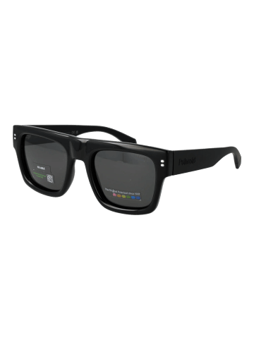 Polaroid Männer Sonnenbrille Quadratisch Schwarz