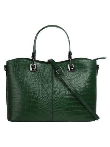 Cluty Handtasche in dunkelgrün