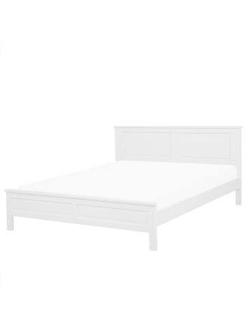 Beliani Doppelbett OLIVET in Weiß - (W) 169 x (H) 92 x (L) 208 cm
