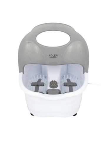 Adler Europe Adler AD 2167 4-in-1 Fußmassagegerät mit Wärmefunktion, 80 W in Grau-Weiß