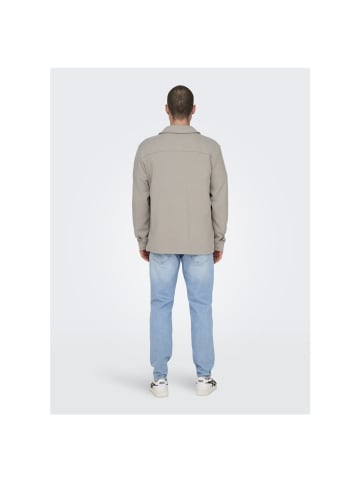 Only&Sons Langarmhemd in Vintage Khaki