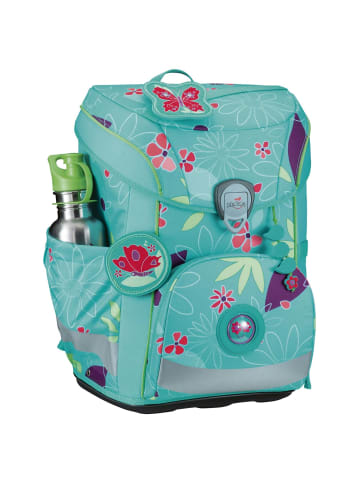 DerDieDas ErgoFlex Easy - Schulranzen Set 5tlg. 950 g (Purple Unicorn) in Butterfly Garden