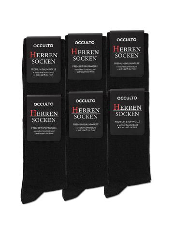 Occulto 6er Pack Businesssocken Jordan in Schwarz