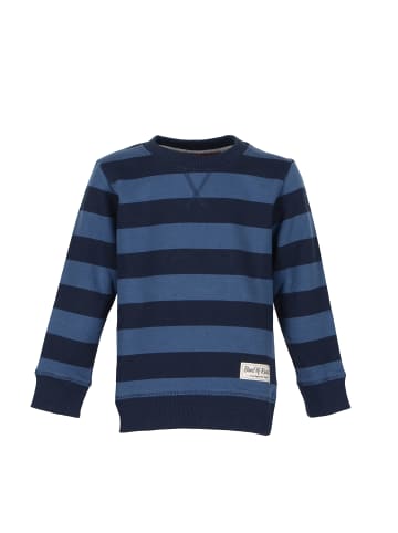 Band of Rascals Sweat " Striped " in blau