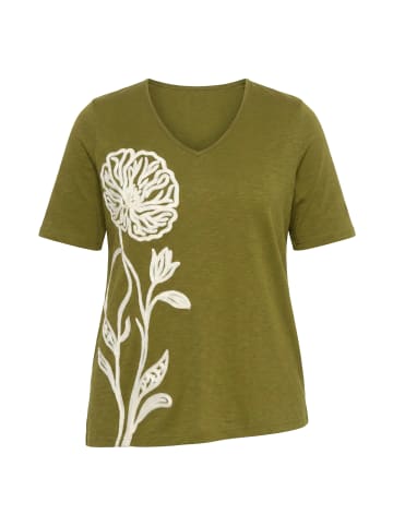 Ulla Popken Longshirt in oliv