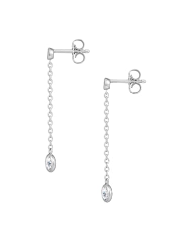 Trilani Ohrhänger aus Sterling Silber mit Zirkonia in silber