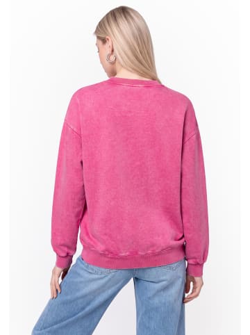 myMo Women Sweatshirt in Fuchsia