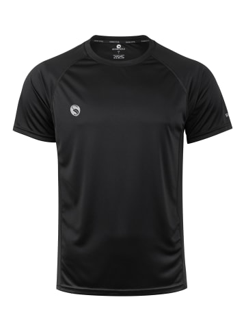 Stark Soul® Sportshirt, Kurzarm Trainingsshirt in Schwarz
