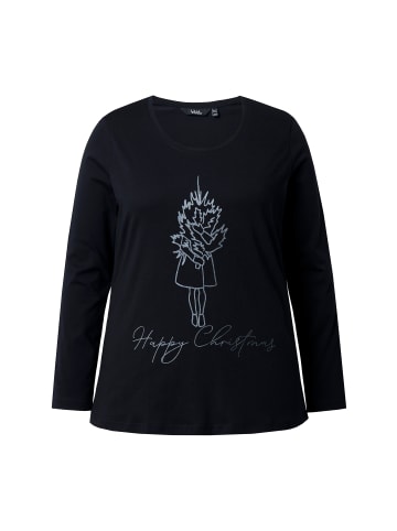 Ulla Popken Longsleeve in schwarz