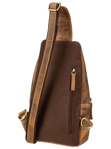 Greenburry Rucksack Vintage 1558 Bodybag in Sattelbraun