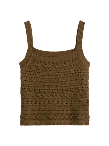 Marc O'Polo DENIM Stricktop regular in Melted Chocolate