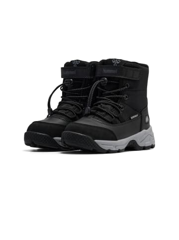 Hummel Klettverschluss Stiefel Snow Boot Draußen Kinder in BLACK