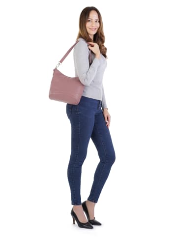 Cluty Umhängetasche echt Leder in violett