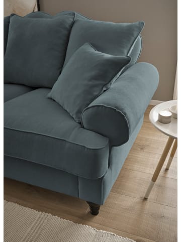 Furn.Design Sofa grau Landhaus, Couch 3,5-Sitzer 230 cm