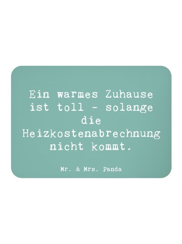 Mr. & Mrs. Panda Magnet Spruch Geborgenheit im Zuhause mit Spruch in Meeresbrise