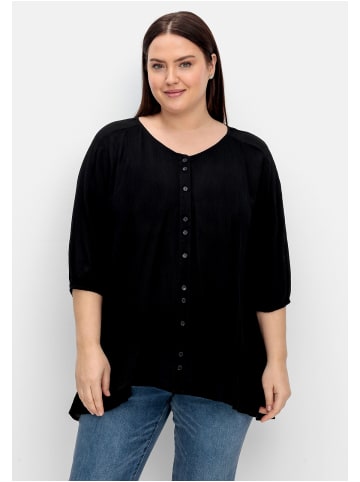 sheego Bluse in schwarz