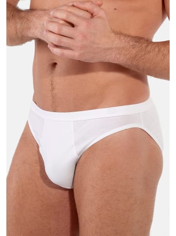HOM Slip / Unterhose Supreme Cotton in Schwarz / weiß