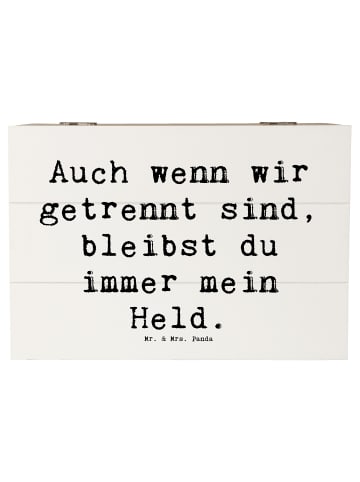 Mr. & Mrs. Panda Aufbewahrungsbox Spruch Trennung von den Eltern... in Weiß