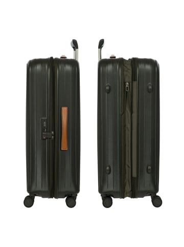 BRIC`s Taormina 4 Rollen Trolley 75 cm mit Dehnfalte in olive