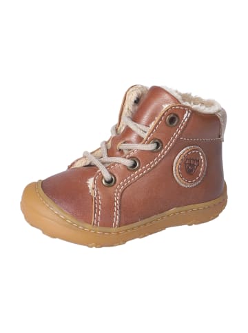PEPINO Lauflern Schnürstiefel Warmfutter in braun