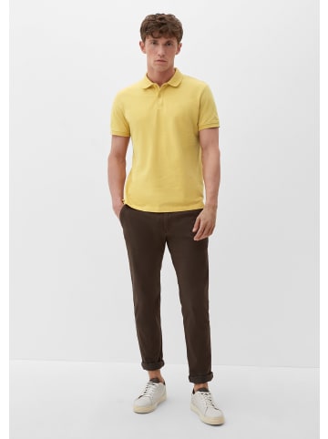 s.Oliver Polo-Shirt kurzarm in Gelb