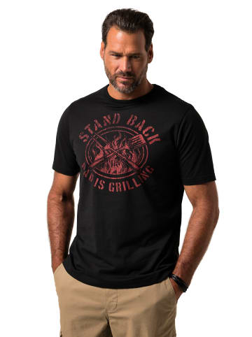 JP1880 Kurzarm T-Shirt in schwarz