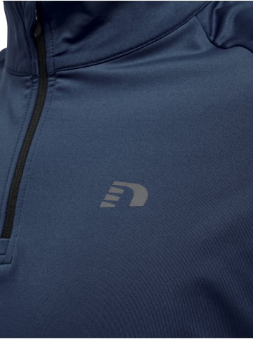 Newline Reißverschluss Sweatshirt Raglanärmel Men's Core Herren in BLACK IRIS