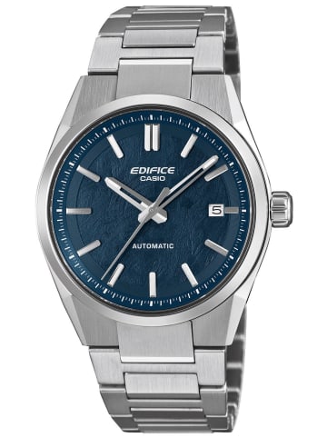 Casio Edifice Herrenuhr Automatik Stahl/Blau