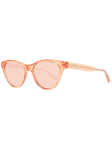 Benetton Frauen Sonnenbrille Schmetterling Orange