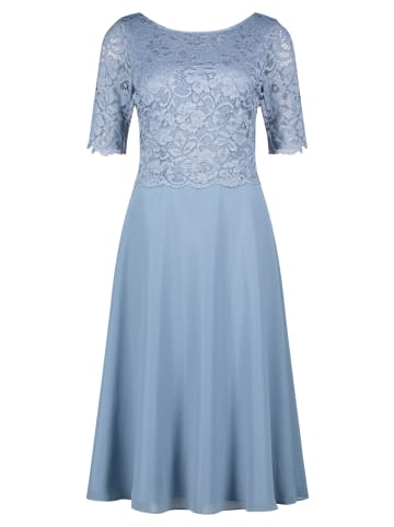Vera Mont Cocktailkleid mit Spitze in Light Steel Blue