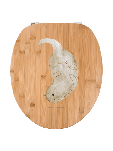 Mr. & Mrs. Panda Klo-Deckel Otter Kopfüber ohne Spruch in Braun