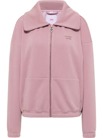 myMo Sweatjacke in Mauve