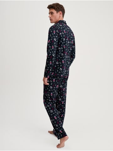 Calida Pyjama in saphir blue