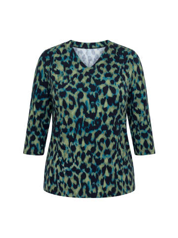 Ulla Popken Shirt in olivgrau