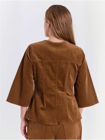 Pullover Rina in caramel brown
