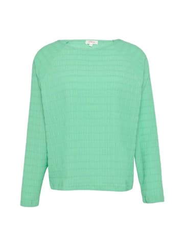 S.OLIVER RED LABEL Langarmshirt in Grün