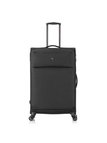 Pack Easy GoUp 4 Rollen Trolley XL 90 cm mit Dehnfalte in schwarz