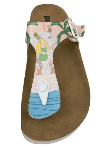 Dogo Lila Zehentrenner Sandalen - Queen of the Beach 40 in Mehrfarbig