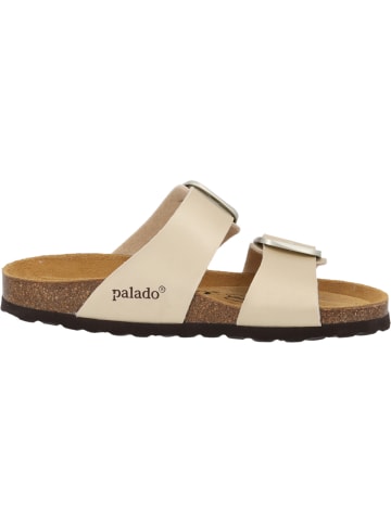 Palado Pantoletten Samos EGS Grande in Beige Metallic