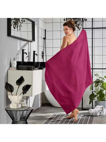 REDBEST Frottier Badetuch Chicago in fuchsia