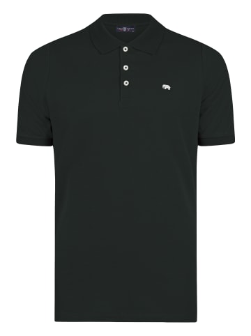 JIMMY SANDERS Polo Shirt Kurz Arm in Dunkel Grün