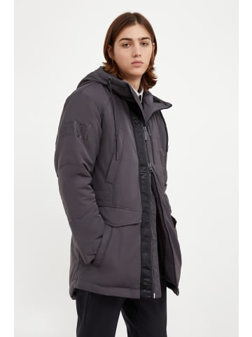 Finn Flare Wintermantel MultiPocket in dark grey